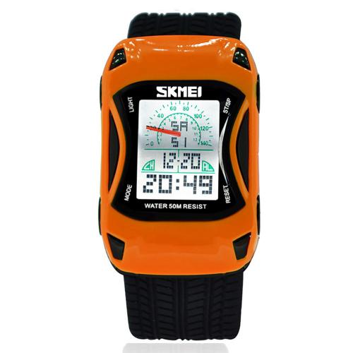 Годинник наручний дитячий Skmei 0961 Помаранчевий 0961OG (15869-hbr) Годинник наручний дитячий Skmei 0961 Помаранчевий 0961OG (15869-hbr)