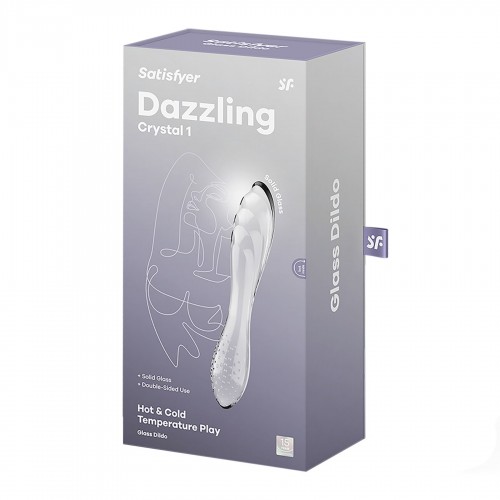 Скляний дилдо Satisfyer Dazzling Crystal 1 (Transparent) в інтернет супермаркеті PbayMarket!