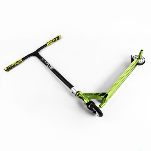 Самокат трюковий Best Scooter Spider HIC-система пеги алюмінієвий диск та дека колеса PU 100 кг Green (107488)