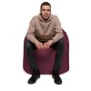 Крісло Мішок Міо Оксфорд 75х80 Студія Комфорту Бордовий
