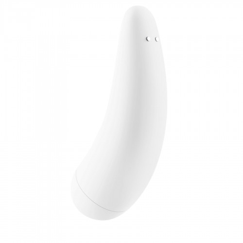 Вакуумний кліторальний стимулятор Satisfyer Curvy 2+ White з керуванням через інтернет в інтернет супермаркеті PbayMarket!