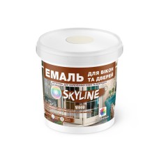 Емаль акрилова Skyline для вікон та дверей Wood Слонова кістка RAL 1015 0.4 л