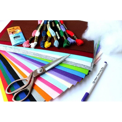 Набір із жорсткого фетру Pugovichok для початківців Мікс Mini (hub_BtVk30517) Набір із жорсткого фетру Pugovichok для початківців Мікс Mini (hub_BtVk30517)