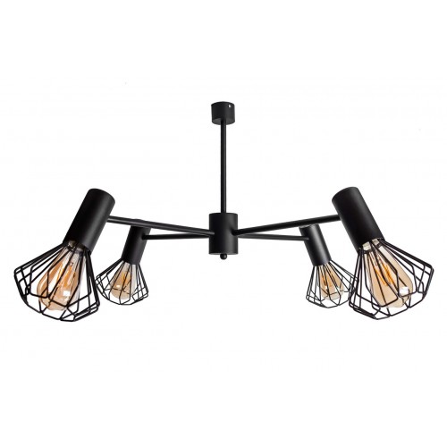 Люстра MSK Electric Diadem на чотири плафони NL 22152-4 BK Люстра MSK Electric Diadem на чотири плафони NL 22152-4 BK