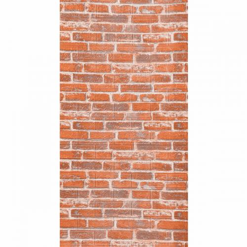 Самоклеюча 3D панель під руду катеринославу цеглу Sticker Wall 3080х700х3мм