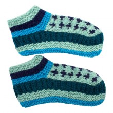 Шкарпетки домашні Kathmandu вовна яка М (22-25 см) Фісташковий Блакитний Синій (27232)