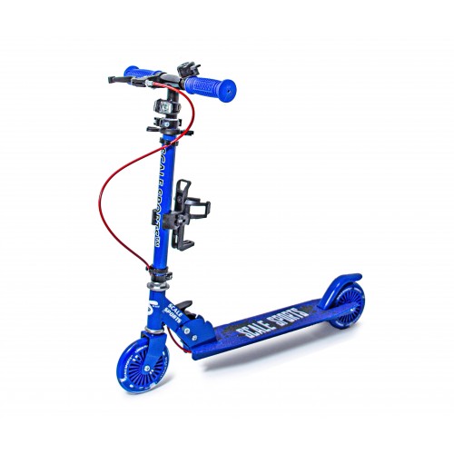 Двоколісний самокат Scale Sports SS-31 складане, ручне гальмо, Led-ліхтарик Dark Blue (1411298538) Двоколісний самокат Scale Sports SS-31 складане, ручне гальмо, Led-ліхтарик Dark Blue (1411298538)