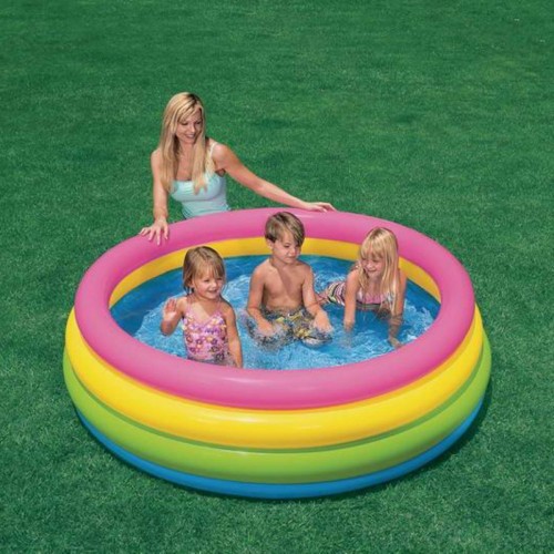 Дитячий надувний басейн Intex 57422 «Кольори заходу сонця», 147 х 33 см в інтернет супермаркеті PbayMarket!