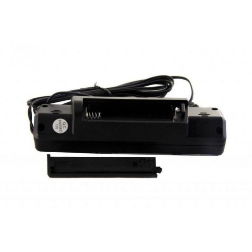 Автомобільні годинник з термометром VST-7065 зовнішній і внутрішній датчик Black (3_00385)