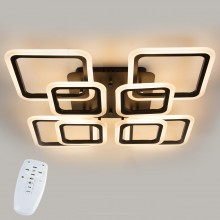 Стельова LED люстра світлодіодний світильник Sunlight чорний 5331/4+4