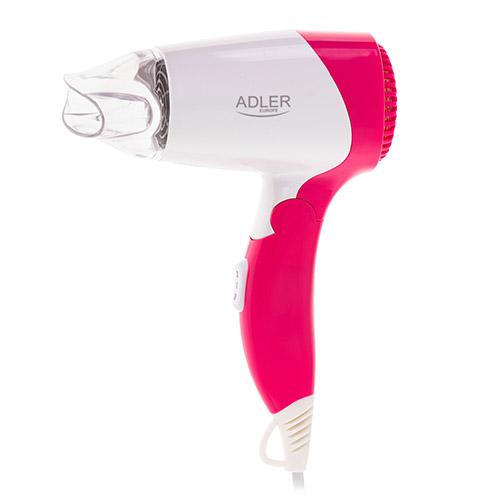 Фен Adler 14,8х17,5х6,5 см Біло-рожевий AD 2259 Фен Adler 14,8х17,5х6,5 см Біло-рожевий AD 2259