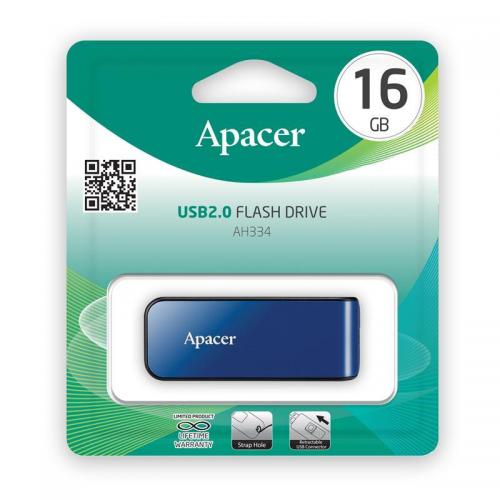 Флеш-накопичувач USB 16GB Apacer AH334 Blue (AP16GAH334U-1) в інтернет супермаркеті PbayMarket!