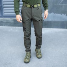 Штани карго чоловічі Pobedov Static 377478 4XL Хакі (00000006818)