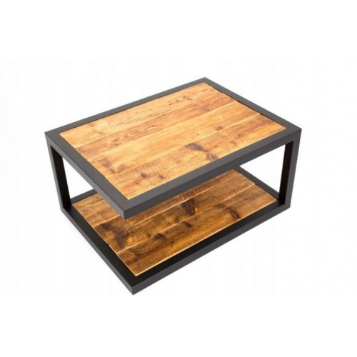 Журнальний, кавовий столик GoodsMetall у стилі Лофт 800х600х400 Прага Журнальний, кавовий столик GoodsMetall у стилі Лофт 800х600х400 Прага