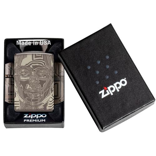 Запальничка бензинова Zippo 3D Metal Head Design (46357) Запальничка бензинова Zippo 3D Metal Head Design (46357)