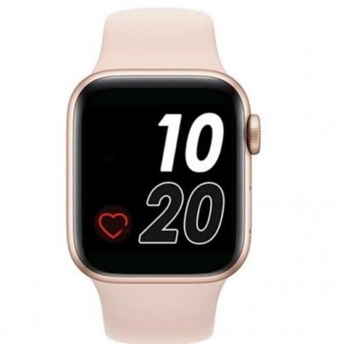 Розумний смарт годинник Smart Watch IWO T500 + Plus HiWatch 7 Рожеві