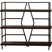 Стелаж для зберігання в стилі Loft NS-1626 1730x1500x350 мм Черный Стелаж для зберігання в стилі Loft NS-1626 1730x1500x350 мм Черный