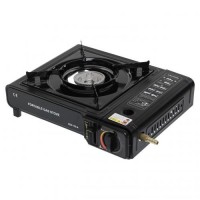 Портативна газова плита RIAS BDZ-155-A з п'єзопідпалом та адаптером Black (3_03935) Портативна газова плита RIAS BDZ-155-A з п'єзопідпалом та адаптером Black (3_03935)