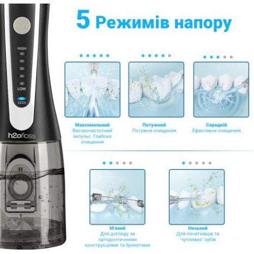 Іригатор H2ofloss HF-2 Black Іригатор H2ofloss HF-2 Black