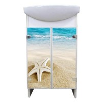 Тумба Mikola-M Eco Green light Лазурний берег з умивальником Cersania 50 см Тумба Mikola-M Eco Green light Лазурний берег з умивальником Cersania 50 см