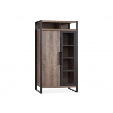 Шафа для зберігання в стилі Loft NS-2253 1830x1050x450 мм Черный