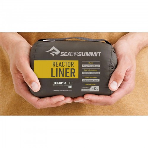 Вкладиш у спальник Sea To Summit Reactor Liner Mum Standard Drawcord Жовтий (1033-STS ASL031061-190906)