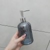Набір аксесуарів для ванної кімнати із тонованого скла Flora ARI GREY 3 предмета S&T 888-159