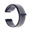 Ремінець BeWatch 22мм нейлоновий липучка для Xiaomi Amazfit Stratos | Pace | GTR 47 | GTR 2 Темно Синій (1021398)