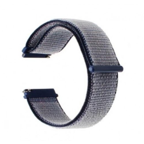 Ремінець BeWatch 22мм нейлоновий липучка для Xiaomi Amazfit Stratos | Pace | GTR 47 | GTR 2 Темно Синій (1021398) Ремінець BeWatch 22мм нейлоновий липучка для Xiaomi Amazfit Stratos | Pace | GTR 47 | GTR 2 Темно Синій (1021398)