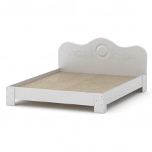 Двоспальне ліжко Компаніт-170 МДФ альба (білий)