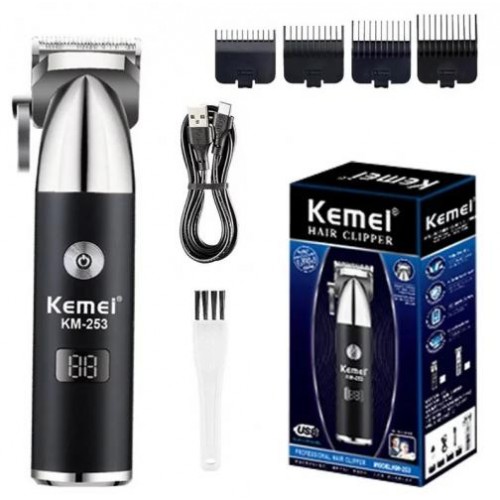 Машинка для стрижки та триммер для бороди Kemei Km-253 3 Вт (2112434074) Машинка для стрижки та триммер для бороди Kemei Km-253 3 Вт (2112434074)