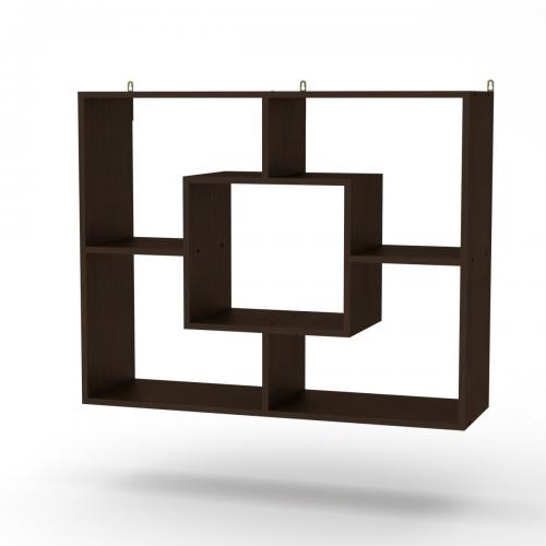 Полиця настінна Компанит П 7 Венге Полиця настінна Компанит П 7 Венге