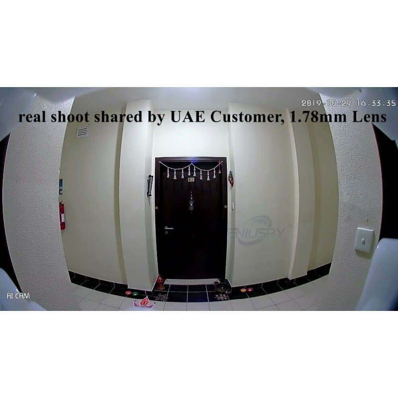 Відеоглазок wifi безпровідний з датчиком руху і записом Geniuspy D178, 2 Мп, 1080P, додаток для Android і IOS