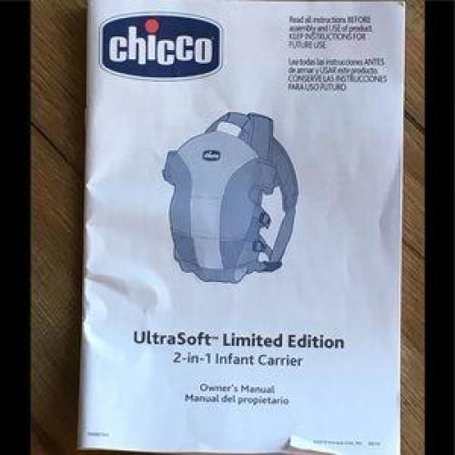 Ерго рюкзак-кенгуру Chicco Ultrasoft Чорний від 0 місяців - обличчям до батьків, від 4 місяців - обличчям вперед (878566013)