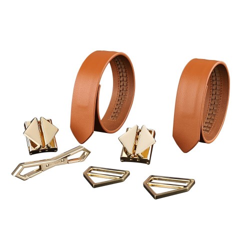 Наручники LOCKINK Wristcuffs/Anklecuffs Brown Set