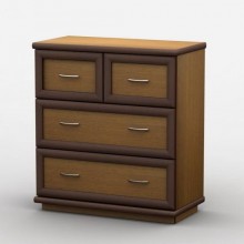 Комод Тиса Мебель АКМ-16 1 Лісовий горіх 75x45x75 см