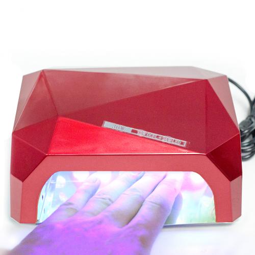 Лампа SalonHome T-152045 Diamond 36W для манікюру та педикюру Red Лампа SalonHome T-152045 Diamond 36W для манікюру та педикюру Red