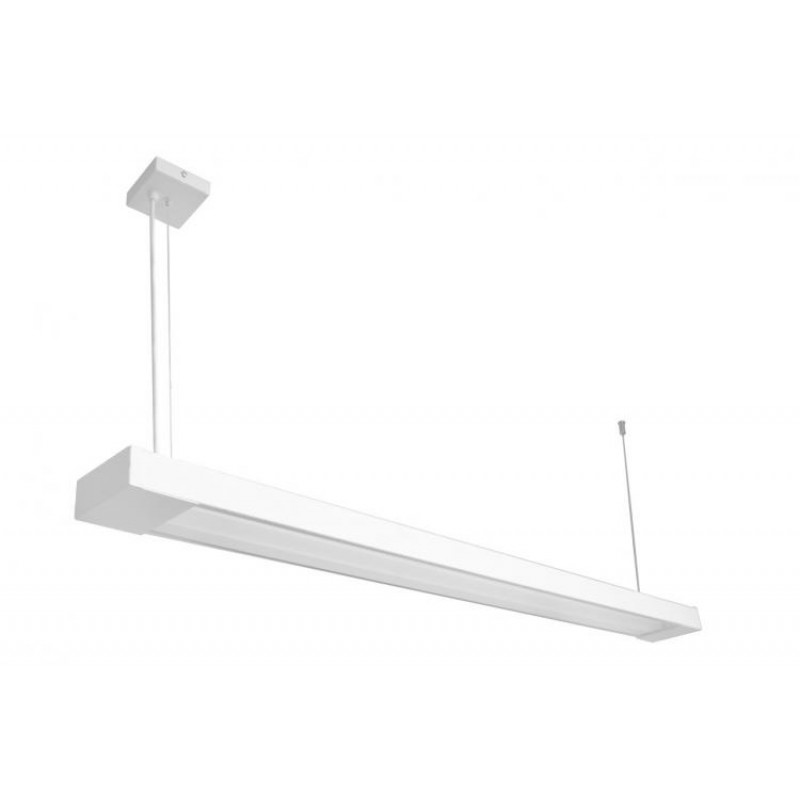 Світильник лінійний підвісний 125 см MSK Electric Office під дві led-лампи G-13 SL-120-2T8 WH
