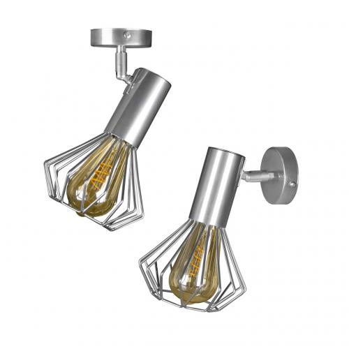 Світильник лофт MSK Electric Diadem настінно-стельовий NL 22151-1 CR хром Світильник лофт MSK Electric Diadem настінно-стельовий NL 22151-1 CR хром