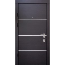 Двері вхідні в квартиру Горизонт АL Ваш ВиД Венге 850, 950х2050х95 Ліве/Праве