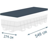 Захисний тент-чохол Intex 10756,  ▭ 549 х 274 см для каркасного басейну