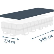 Захисний тент-чохол Intex 10756,  ▭ 549 х 274 см для каркасного басейну