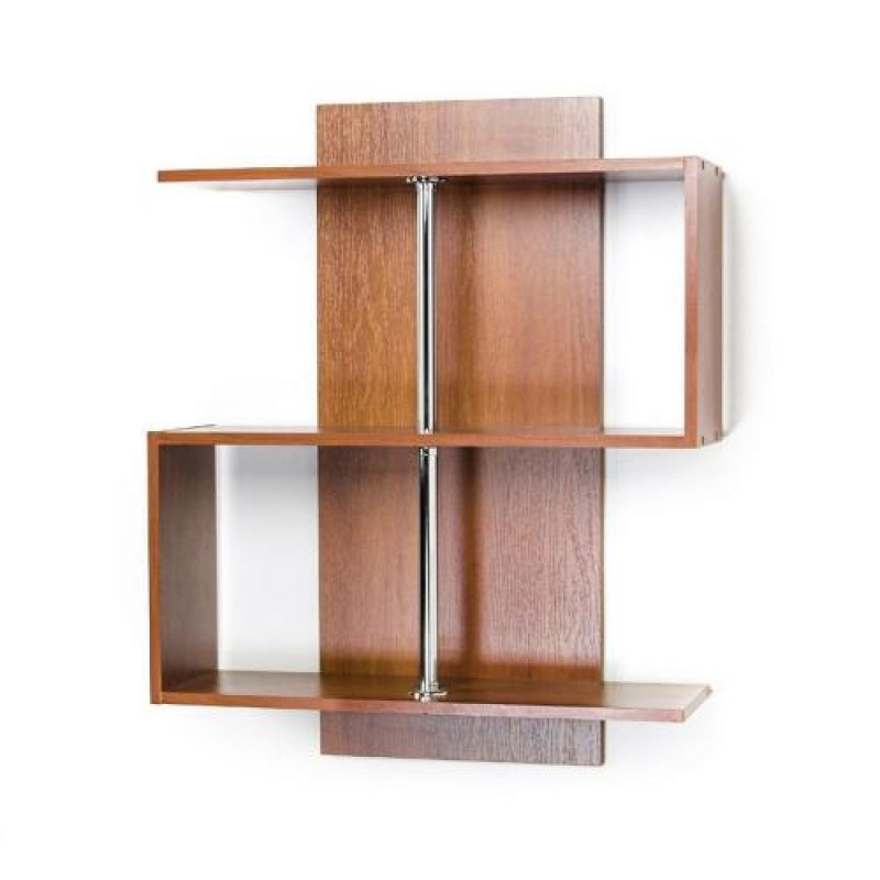 Полиця навісна Тиса Мебель П-28 Горіх лісовий 910x240x732 мм