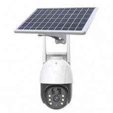 IP камера відеоспостереження RIAS TP8 (v380Pro APP) Wi-Fi 2MP вулична із сонячною панеллю White