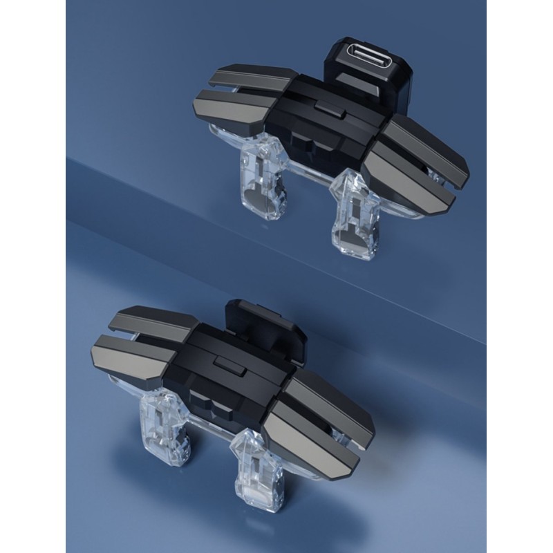 Геймпад тригер для смартфона Union JS 65 з Air Mapping макросом до 50 натискань для PUBG пабг COD Standoff 2 iOS Android