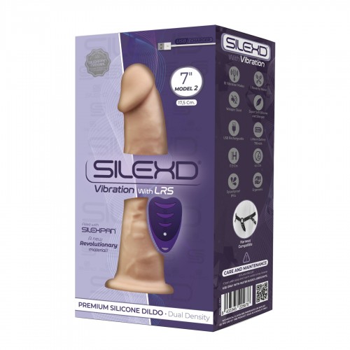 Фалоімітатор з вібрацією SilexD Henry Vibro Flesh (MODEL 2 size 7in) + LRS, діаметр 4,4 см в інтернет супермаркеті PbayMarket!