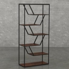 Стелаж для зберігання в стилі Loft Чорний NS-1734 2230x1000x450 мм