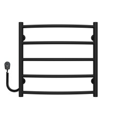 Рушникосушарка електрична Класік П5 500х500 Deffi Чорний EF16 (C.DK.50.50.5.E.B.L.5)