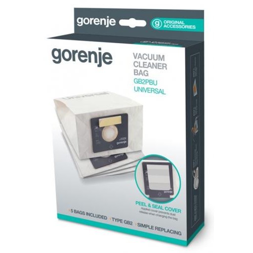 Мішки для пилососу Gorenje Bag Set GB2PBU (6384923) Мішки для пилососу Gorenje Bag Set GB2PBU (6384923)
