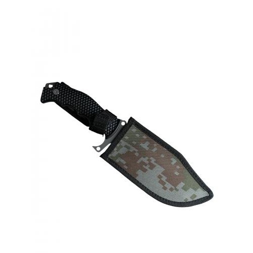Туристичний ніж для виживання Gorillas BBQ 2-879 27.5 см Чорний (KN1065) Туристичний ніж для виживання Gorillas BBQ 2-879 27.5 см Чорний (KN1065)